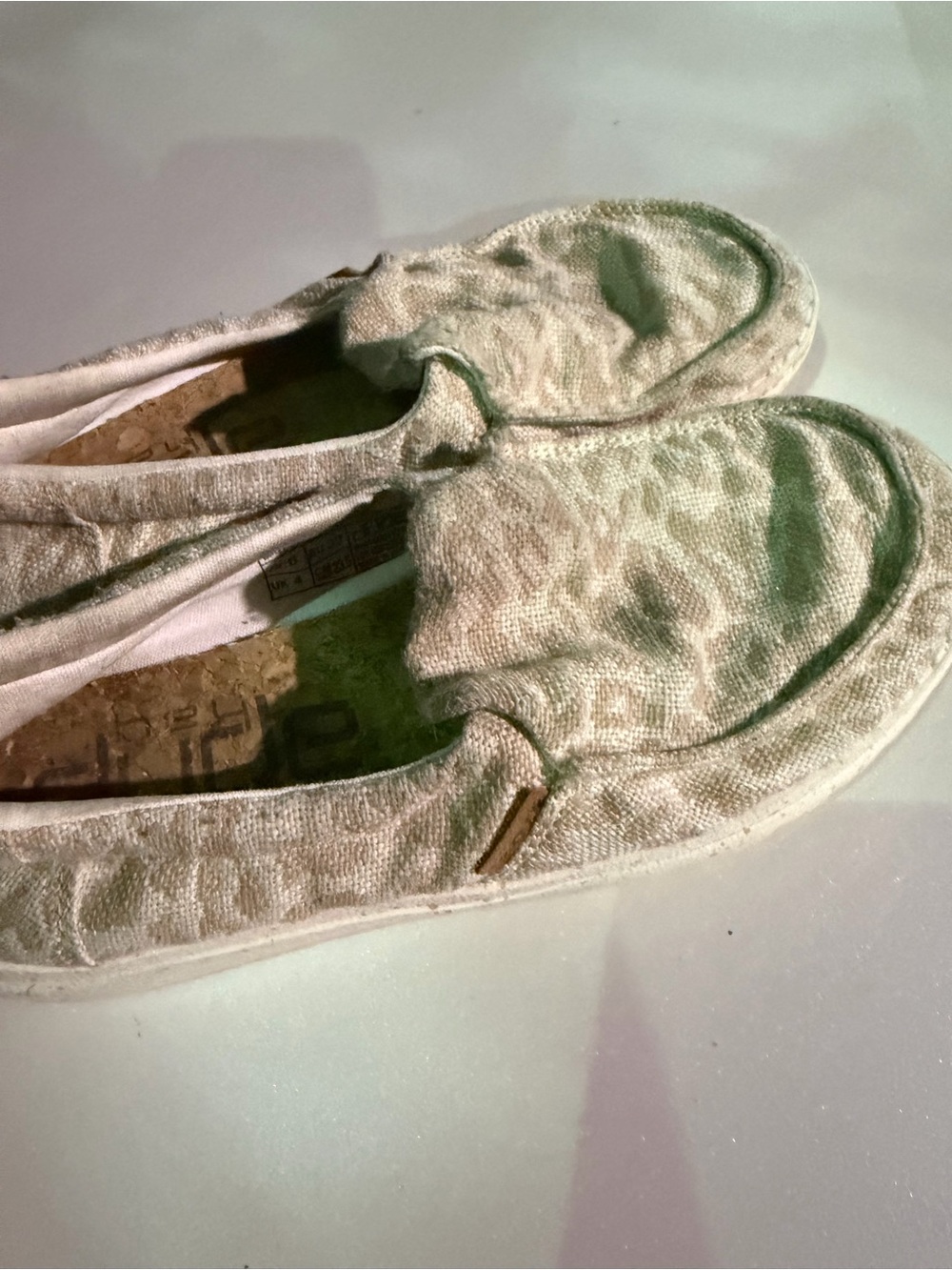 Hey Dude Women's Slip-On Loafers in Cream